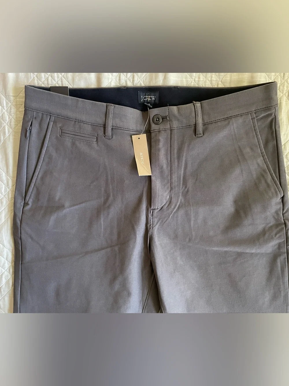 J.CREW 770 Straight-fit tech pant in Atlantic Slate Size 33 NWT $128 CH697